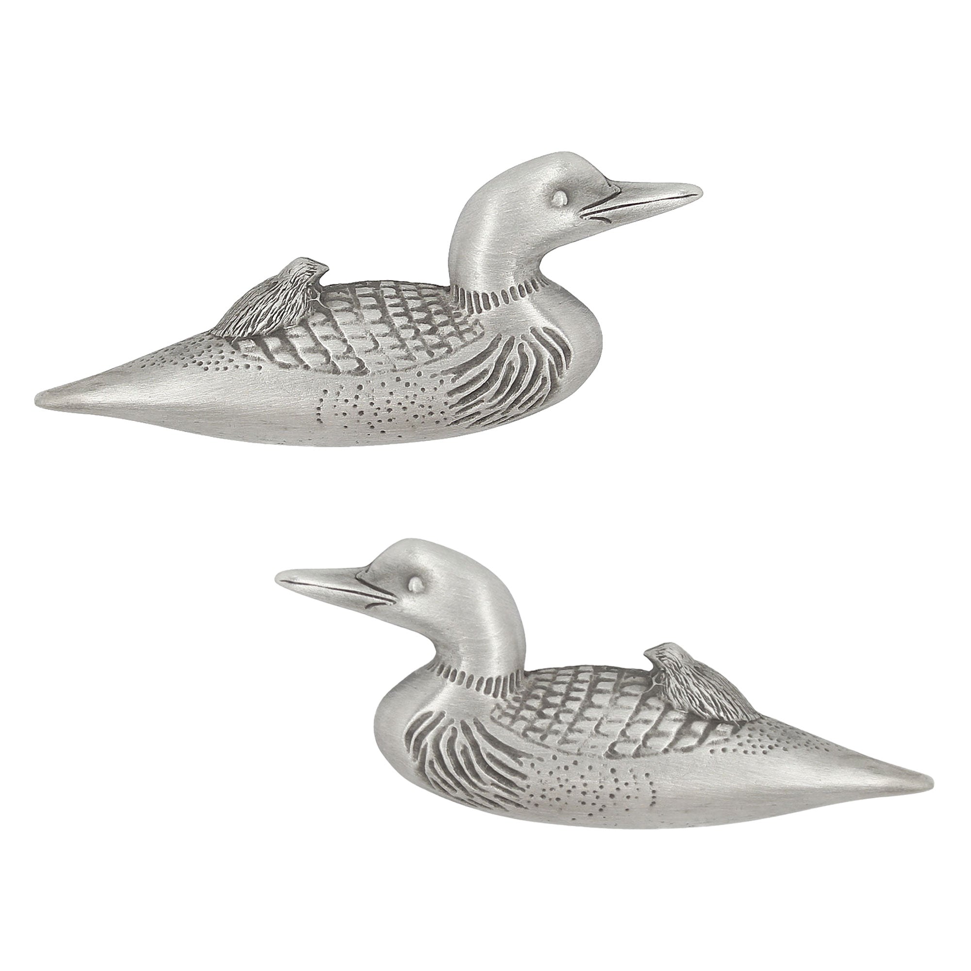 Loon Cabinet Knob Matched Pair