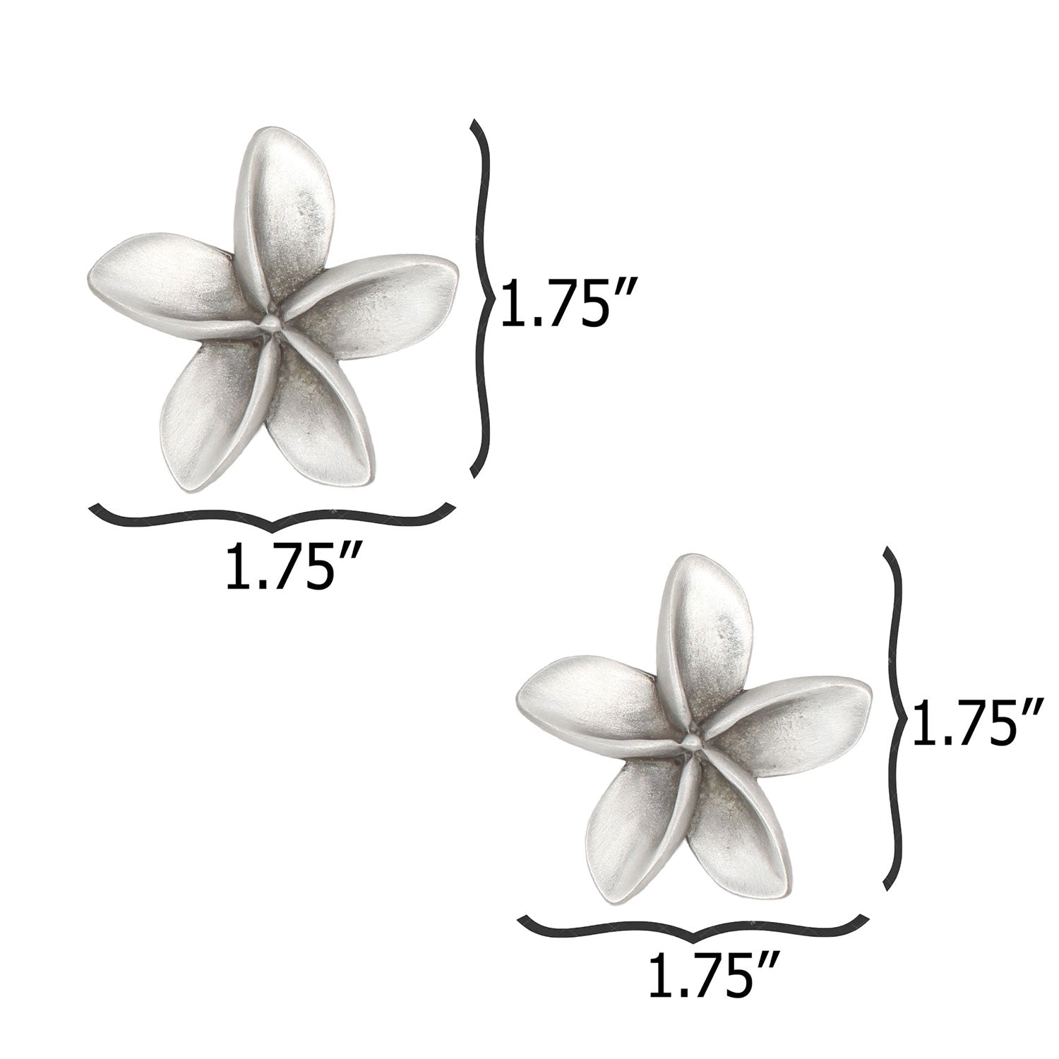 Plumeria Cabinet Knobs 2-pack (Small)