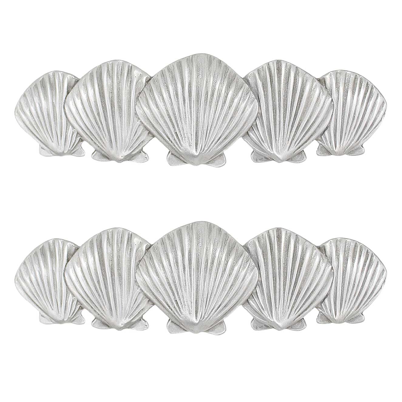 Sea Shell Drawer Pulls - Horizontal - 2-pack