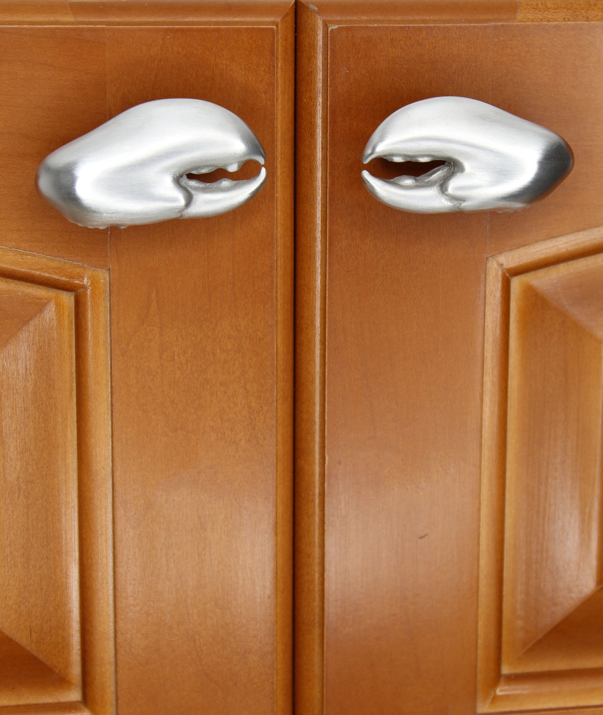 Lobster Claw Cabinet Knobs, Matched Pair