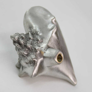 Conch shell knob - angled view