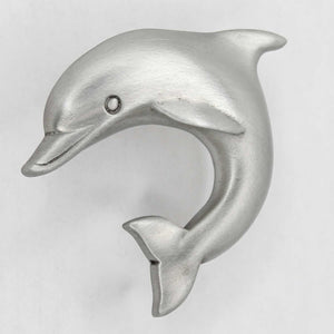 Dolphin Cabinet Knob - right facing