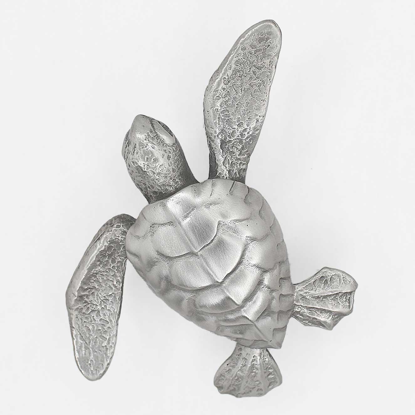 Large Turtle Knob - right flipper raised