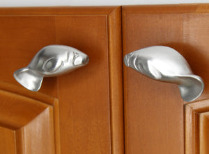 Manatee cabinet knob matched set