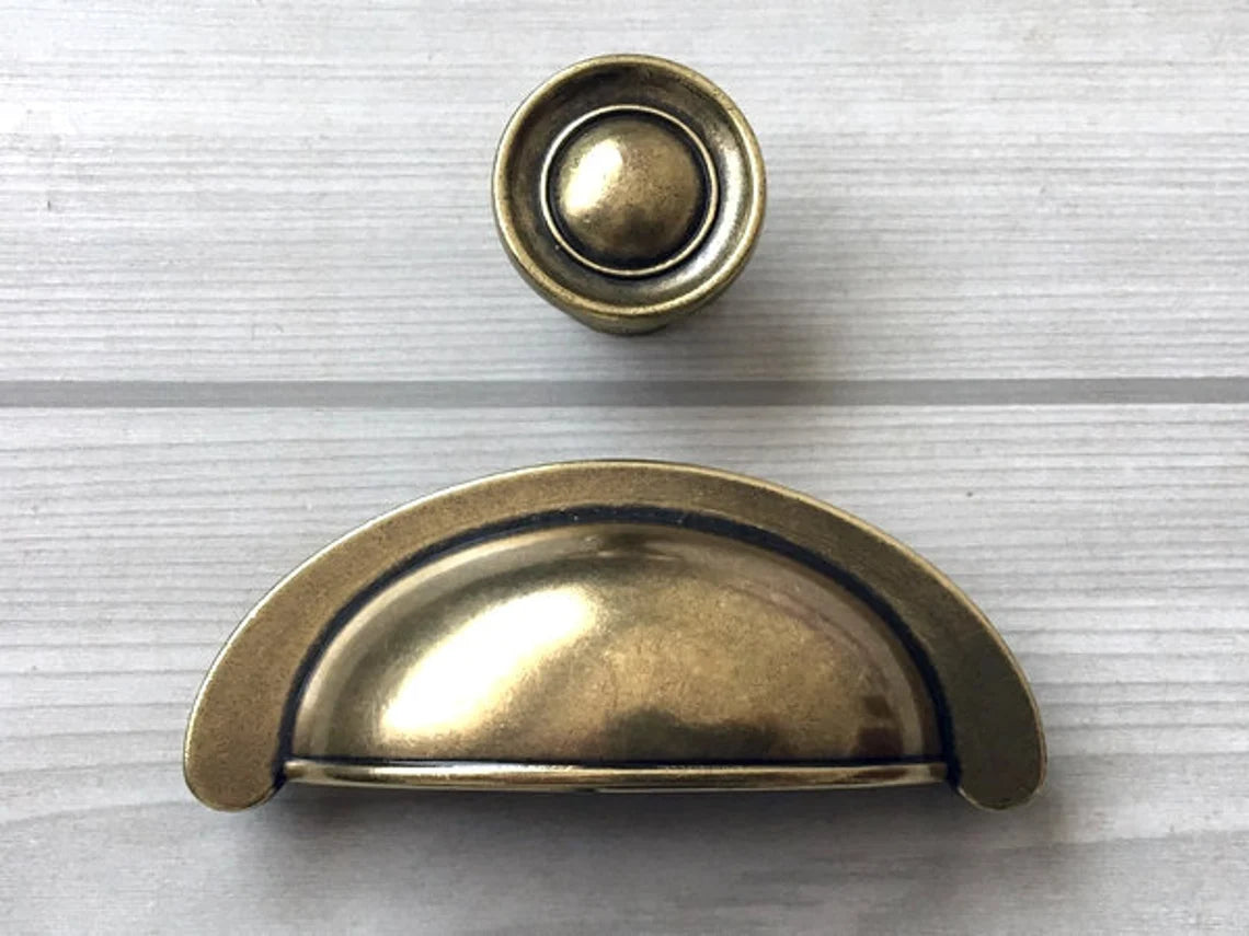 Mixing Cup Pulls and Cabinet Knobs - Costello Coastal Knobs