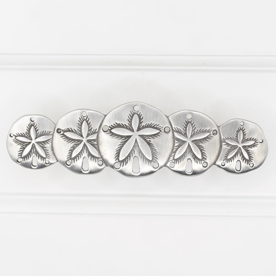 pewter sand dollar drawer pull