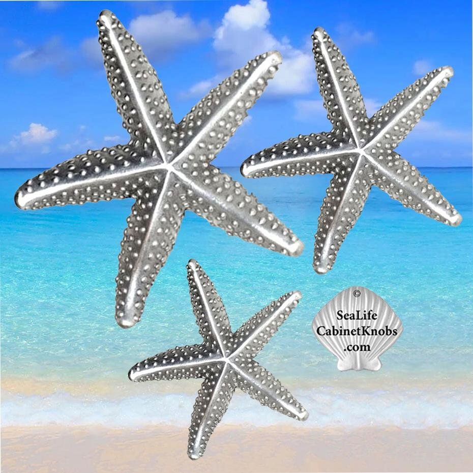 Starfish Cabinet Knobs Collection | Sea Life Cabinet Knobs