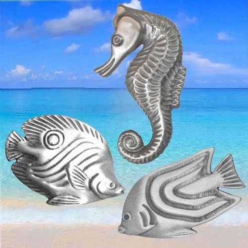 Tropical Fish Bathroom Cabinet Hardware Collection | Sea Life Cabinet Knobs