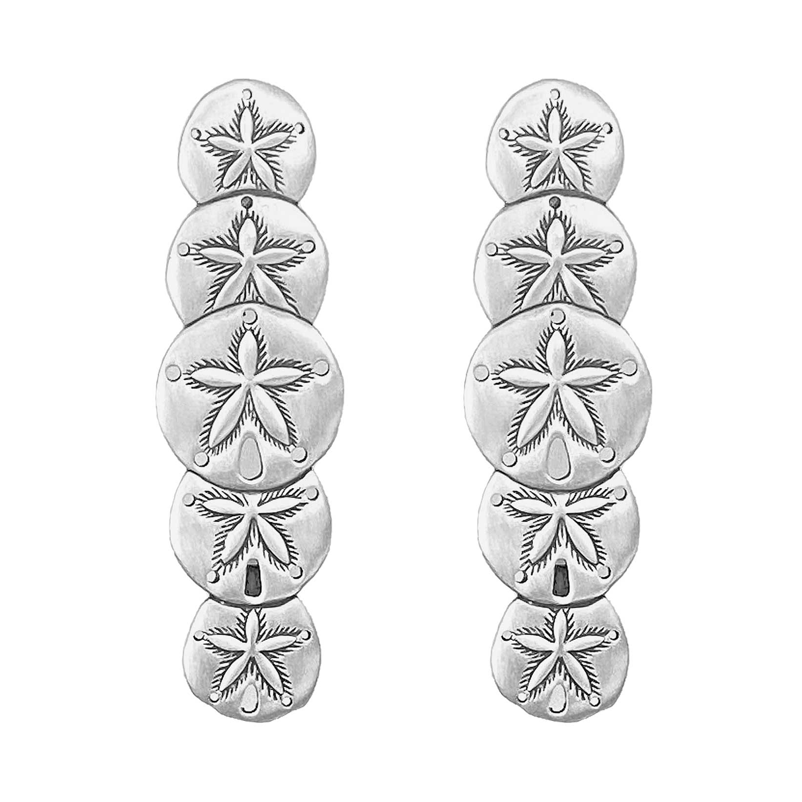 Sand Dollar Cabinet Pull - Vertical - 2-pack