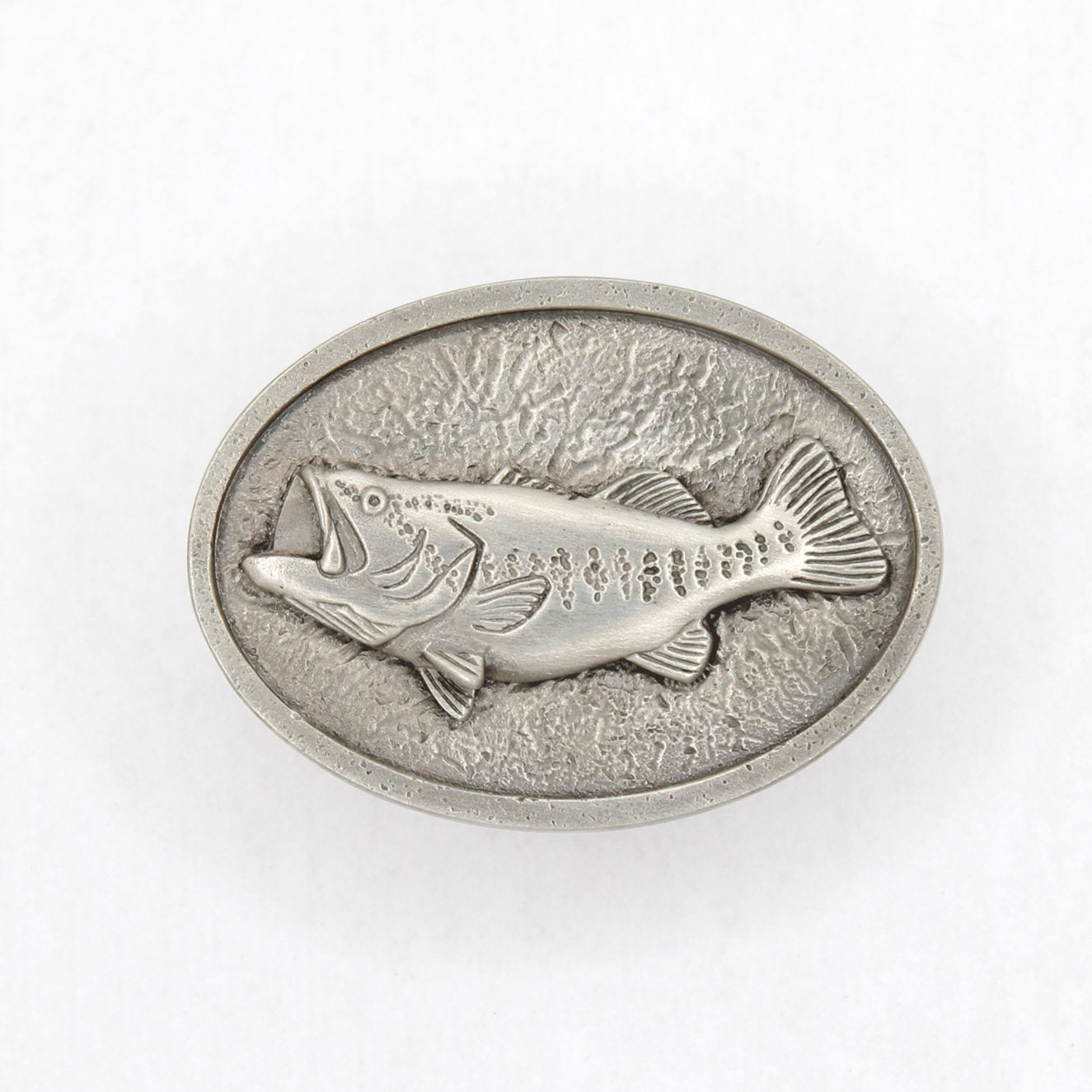 Bass Fishing Cabinet Knob, 126L, Small size, Left facing