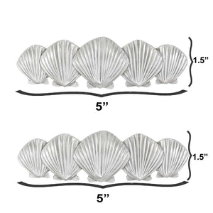 Sea Shell Drawer Pulls - Horizontal - 2-pack