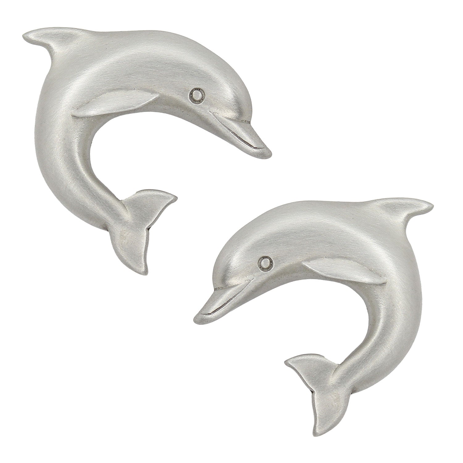 小物 Dolphinsohp Dolphin Cabinet Knobs, Matched Pair - Costello Coastal Knobs