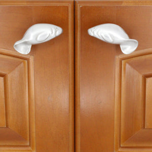Manatee Cabinet Knobs, Matched Pair