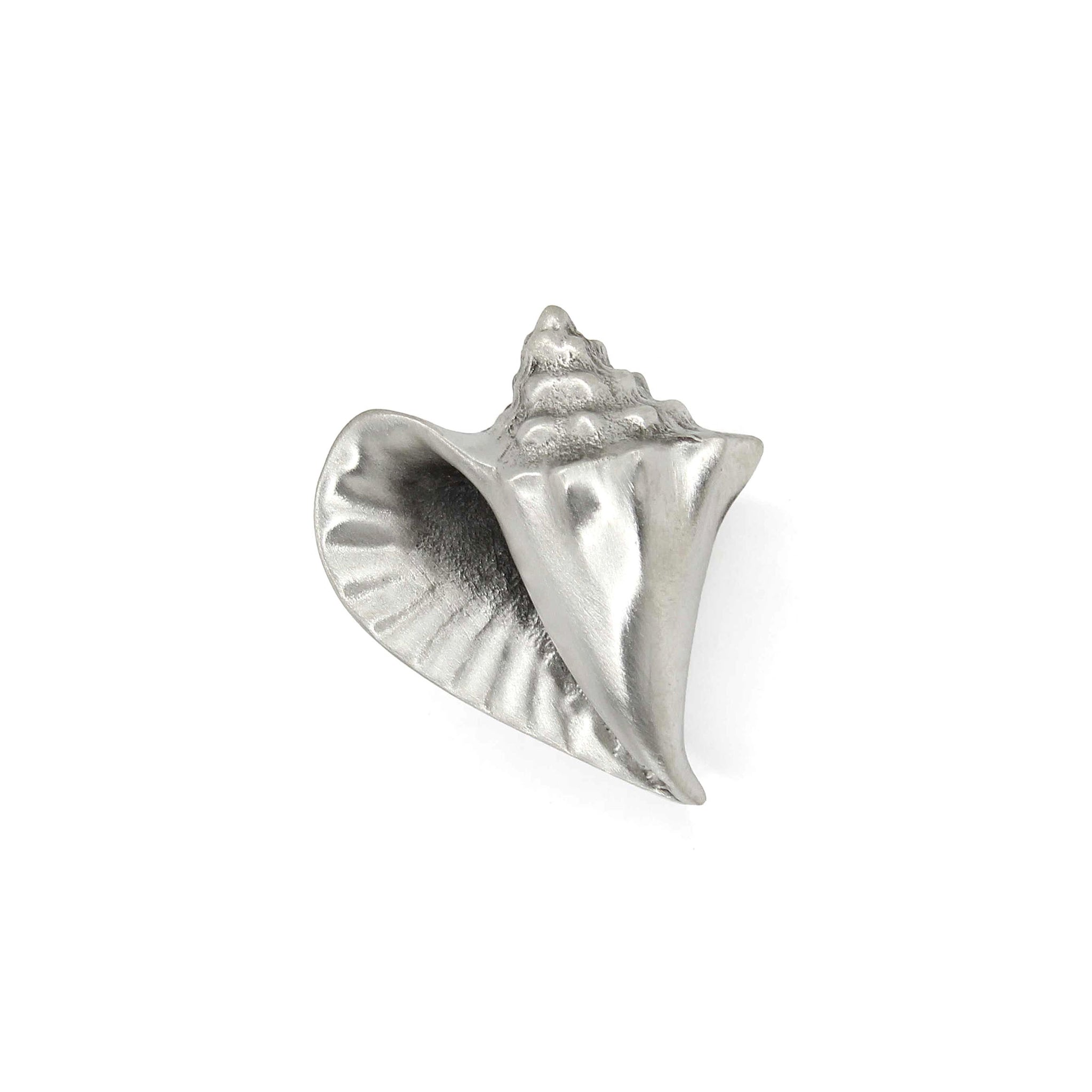 Conch Shell Cabinet Knob, Left Flange