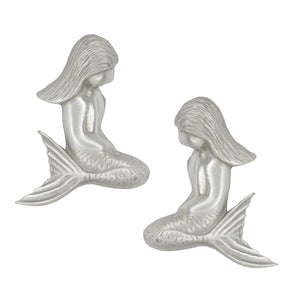 Mermaid Cabinet Knobs, Matched Pair