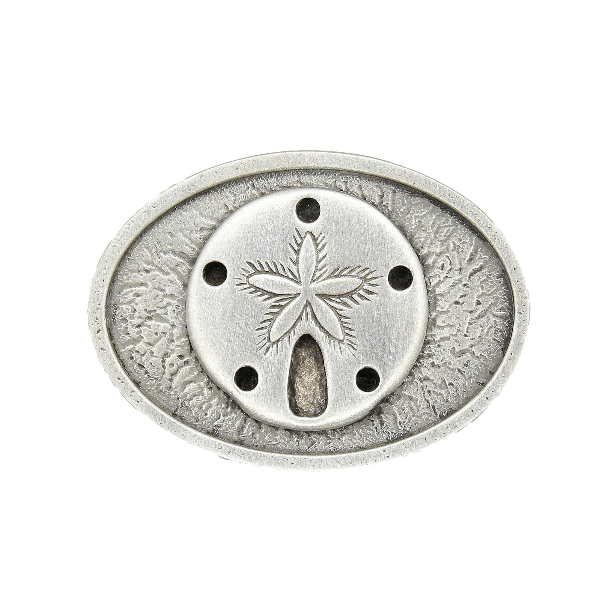 Sand Dollar Drawer Knobs, 129H, Small size, Horizontal Oval