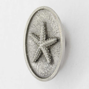 Vertical Bezeled Starfish Knob - angled