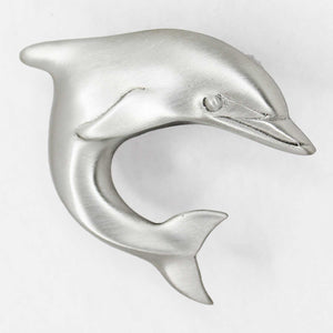 Large Dolphin Cabinet Knob - right facing