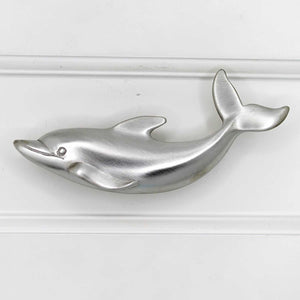 Large Dolphin Drawer Pull - left facing