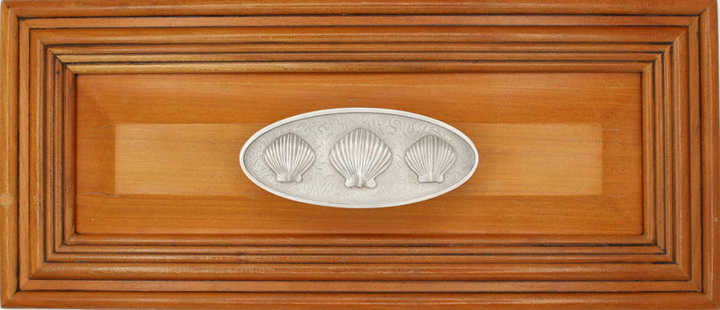 Scallop Shell Drawer Pull, Sea Shell Cabinet Handle - Costello Coastal ...