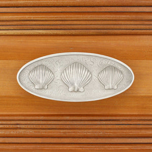 Scallop Shell Drawer Pull, Sea Shell Cabinet Handle - Costello Coastal ...