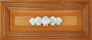 Horizontal Scallop Shell Pull on drawer