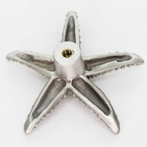 Medium Starfish Cabinet Knob - back