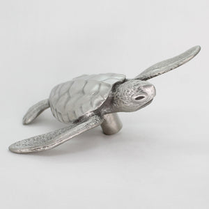Large Turtle Knob - left flipper raised