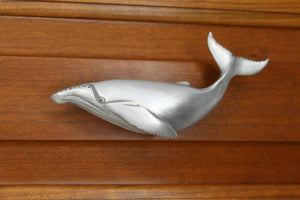 Humpback Whale Cabinet Pull, 274L, Large size, Left facing - Sea Life Cabinet Knobs