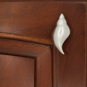 Tulip Conch Cabinet Knob, 159R, Small Size, Right Opening - Sea Life Cabinet Knobs