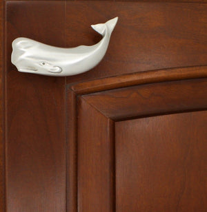 Sperm Whale Cabinet Knob, 194L, Small Size - Sea Life Cabinet Knobs