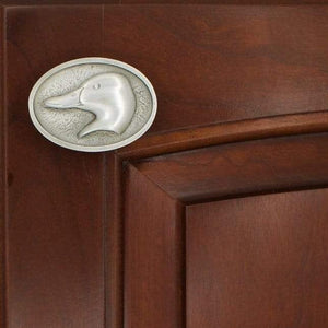 Mallard Head Cabinet Knobs, 131L, Small size, Left Facing - Sea Life Cabinet Knobs