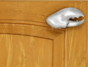 Lobster Claw Drawer Pull, 270R,  Medium size, Right Facing - Sea Life Cabinet Knobs