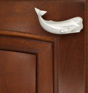 Sperm Whale Cabinet knob, 194R, Small Size - Sea Life Cabinet Knobs